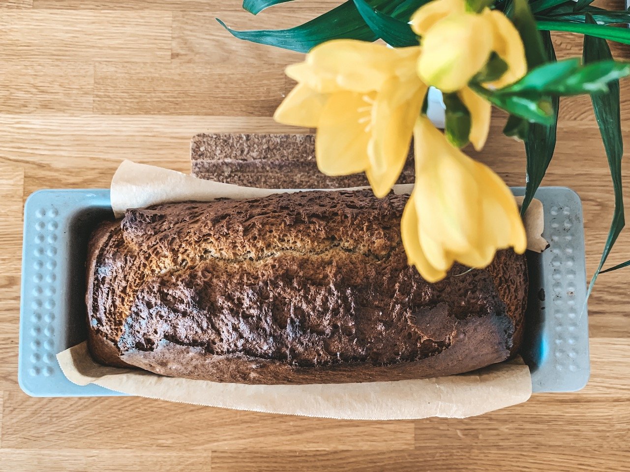 chlebek bananowo orzechowy