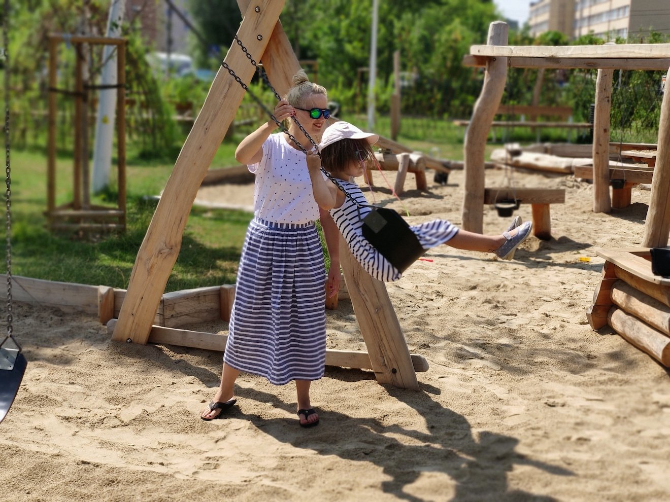 naturalny plac zabaw ekopark ursus