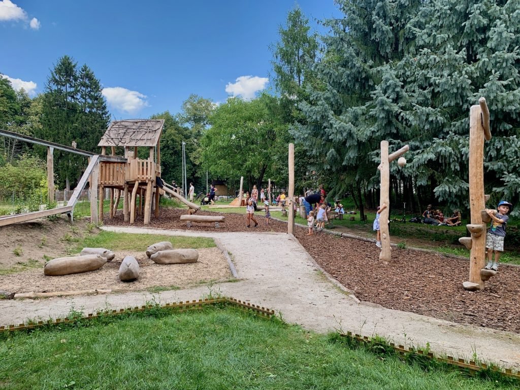 leśny naturalny plac zabaw w powsinie
