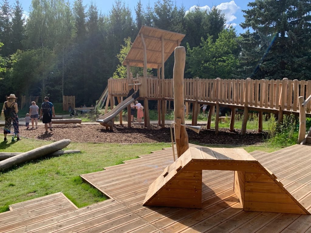 leśny naturalny plac zabaw w powsinie